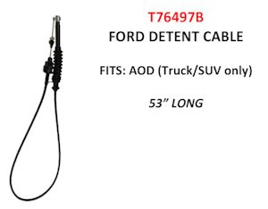 Detent Cable, Ford AOD (Truck)